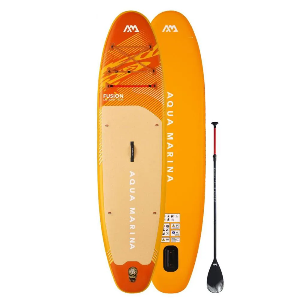Aqua Marina Fusion All-Around iSUP 10' 10" - Before Sunset Yellow
