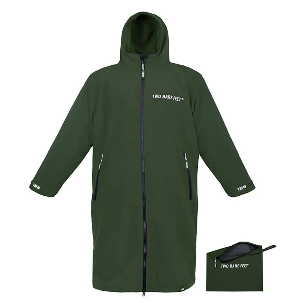 Two Bare Feet Kids Weatherproof Packable Changing Robe & Travel Bag - Forest Green / Forest Green