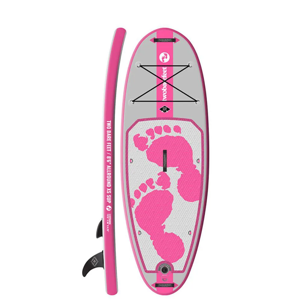 Two Bare Feet Entradia Junior All-Around iSUP 8' 6" - Pink