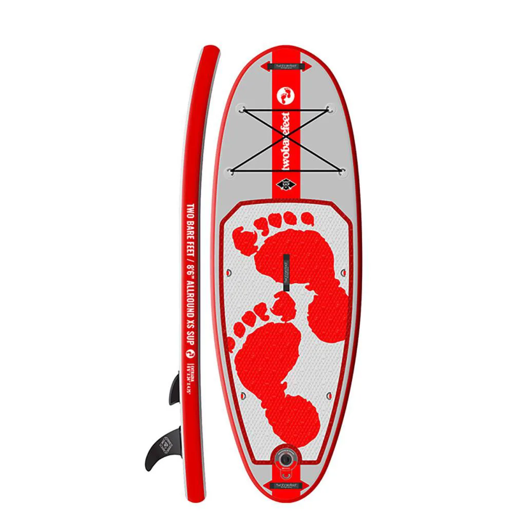 Two Bare Feet Entradia Junior All-Around iSUP 8' 6" - Red