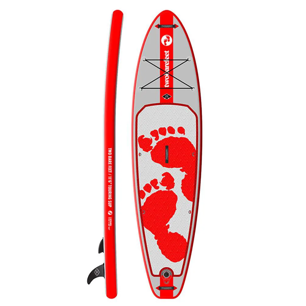 Two Bare Feet Entradia Touring iSUP 11' 6" - Red