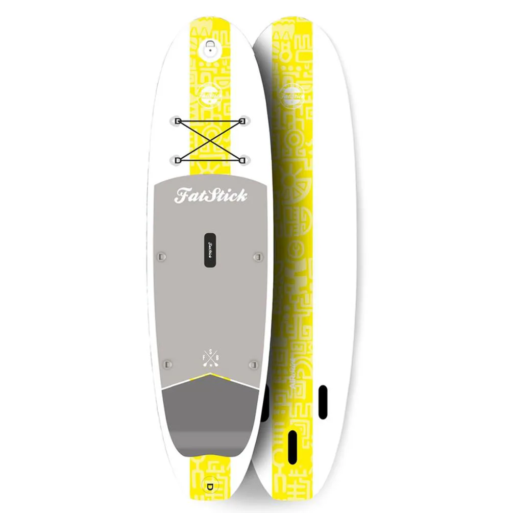 FatStick Airstick All-Around iSUP &amp; Seat 10' 6" - Yellow