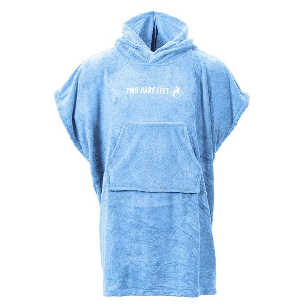 Two Bare Feet Kids Towelling Changing Robe - Light Blue