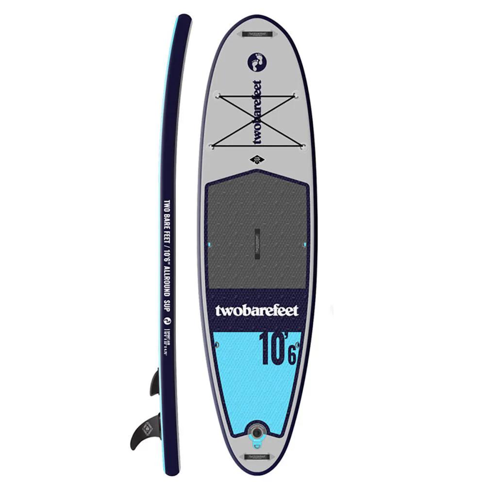Two Bare Feet Sport Air All-Around iSUP 10' 6" - Aqua