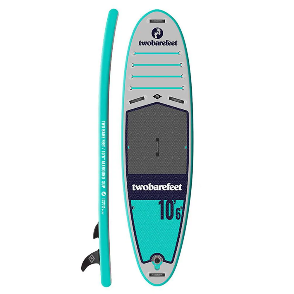 Two Bare Feet Sport Air All-Around iSUP 10' 6" - Teal