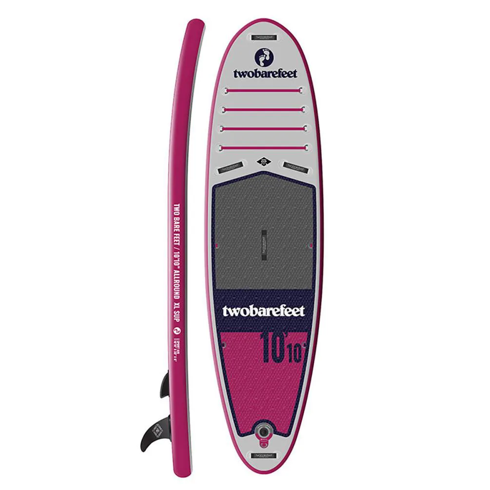 Two Bare Feet Sport Air All-Around iSUP 10' 10" - Raspberry