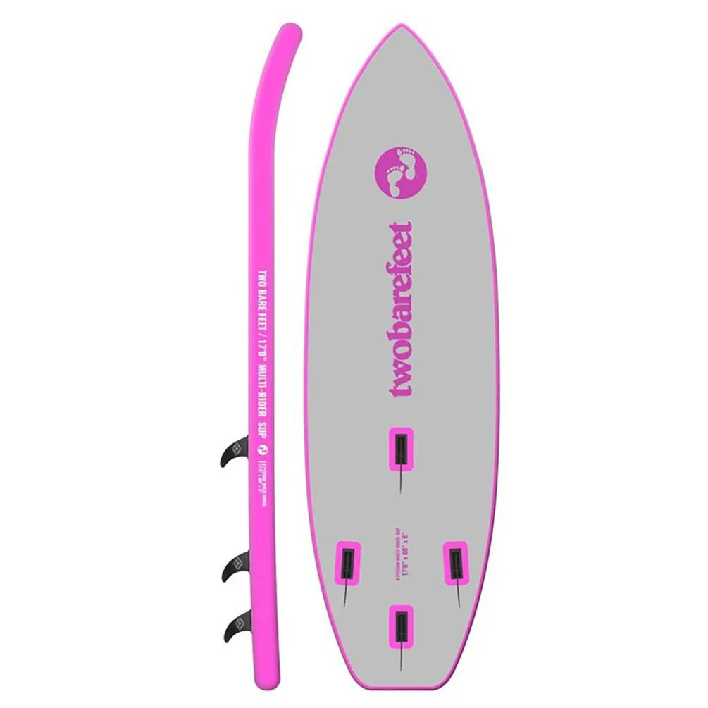 Two Bare Feet 6 - 8 Person Multi-Rider iSUP 17' 0" - Pink