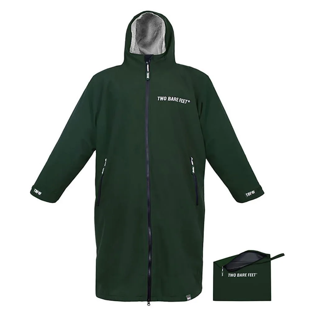 Two Bare Feet Weatherproof Packable Changing Robe & Travel Bag - Khaki / Grey