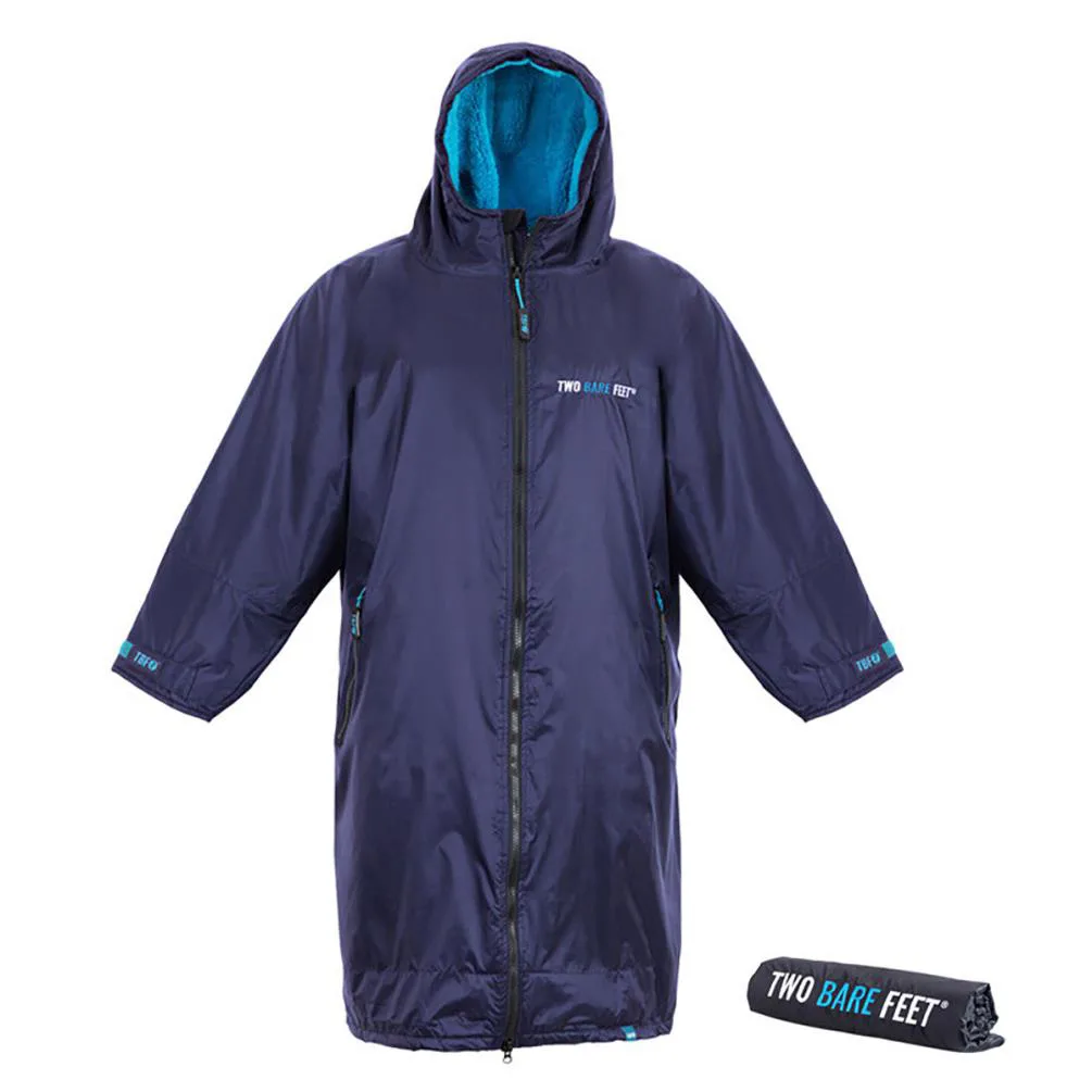 Two Bare Feet Weatherproof Changing Robe &amp; Changing Mat - Navy / Blue