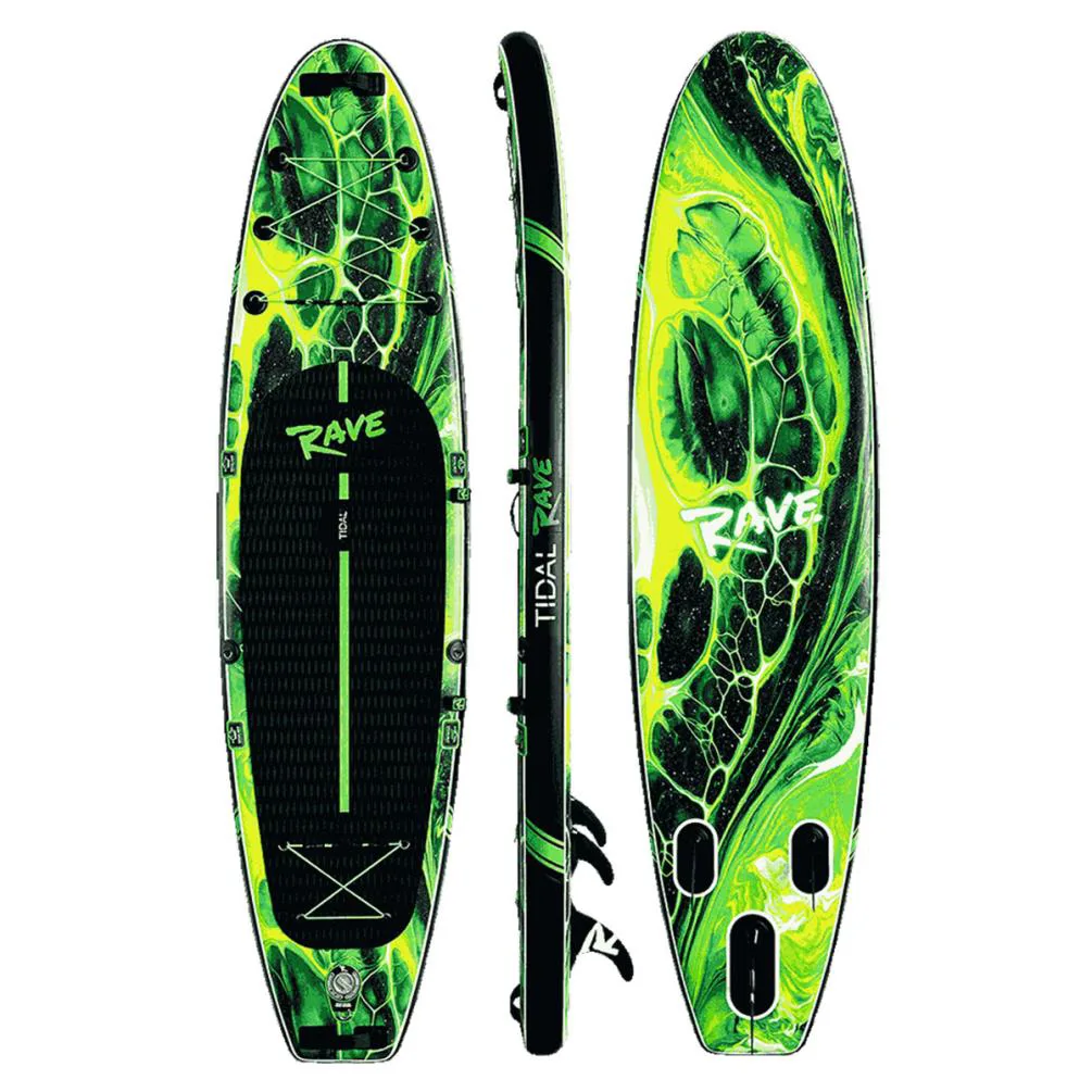Tidal Rave ACRYLIC Inflatable Paddle Board 10’ 6" - Acid