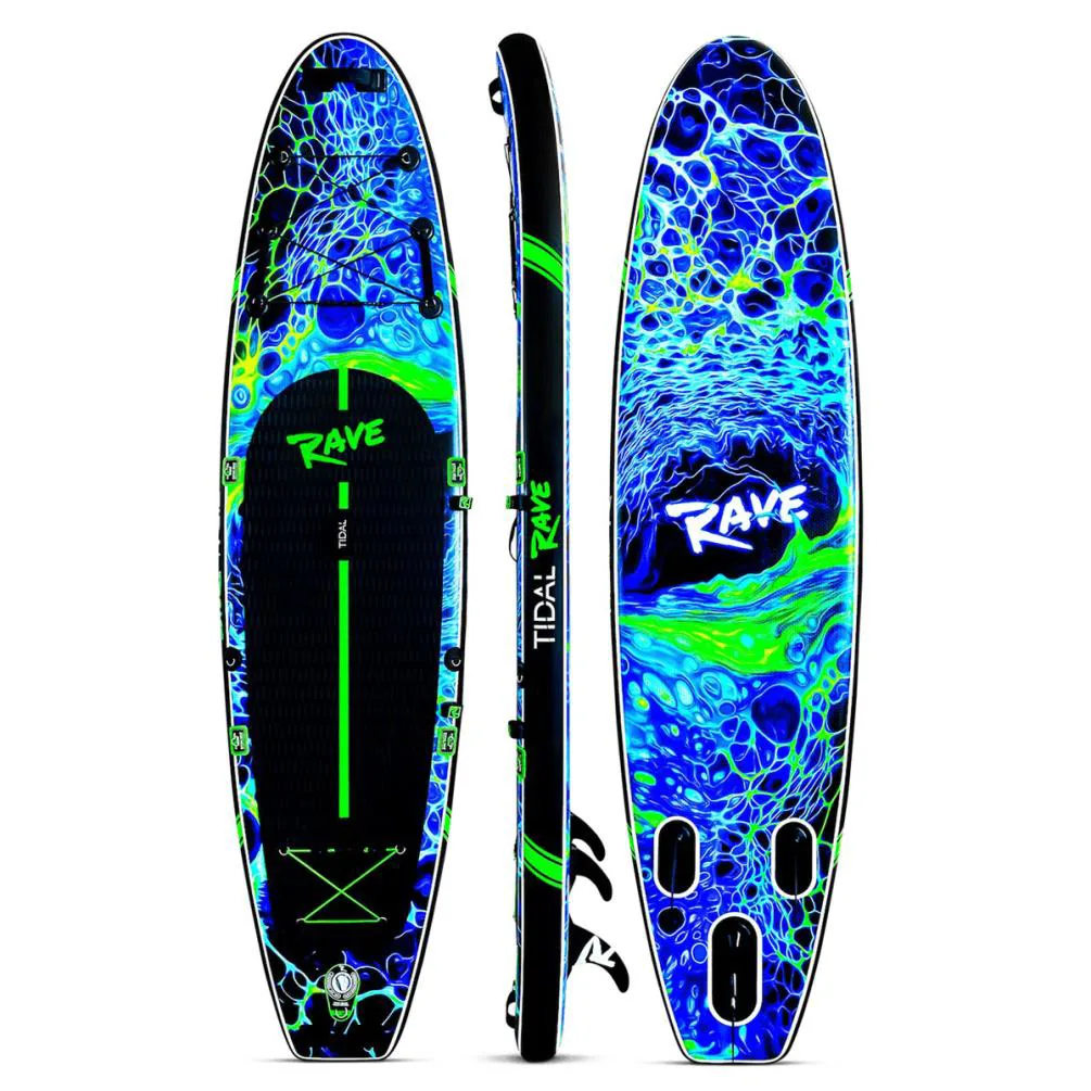 Tidal Rave ACRYLIC Inflatable Paddle Board 10’ 6" - Plazma