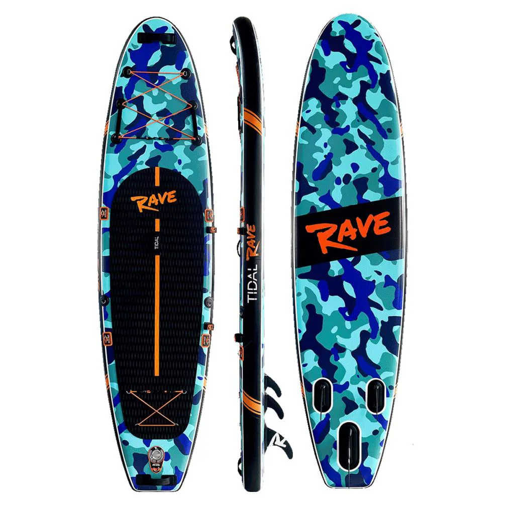 Tidal Rave NEON Inflatable Paddle Board 10’ 6" - Camo