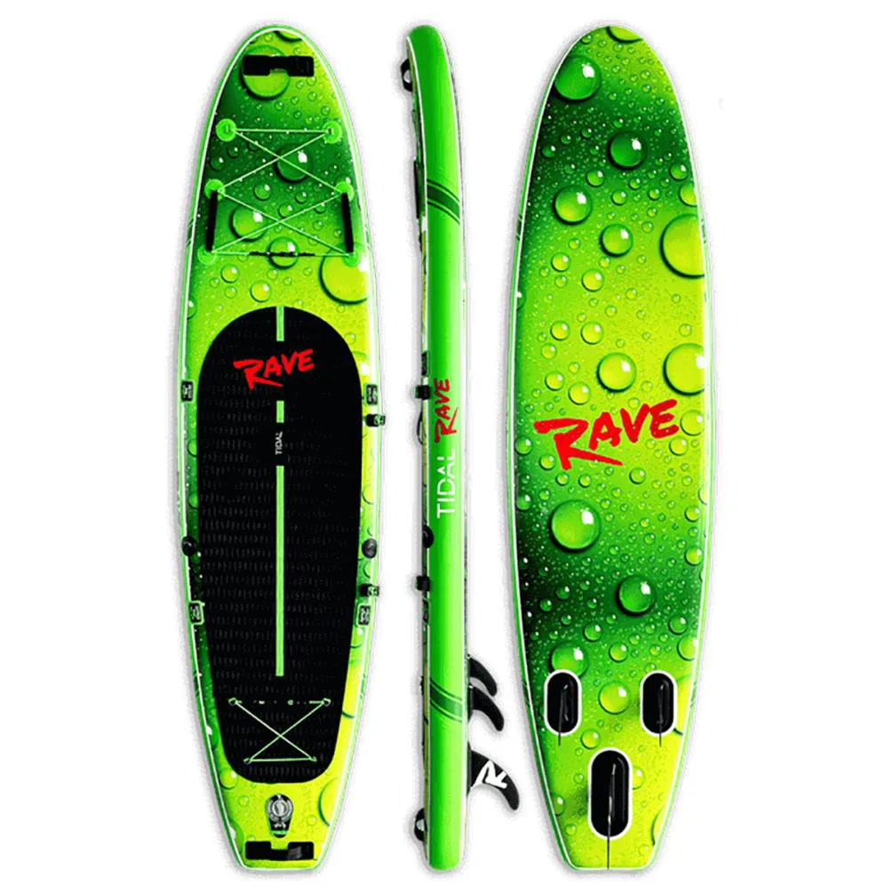 Tidal Rave NEON Inflatable Paddle Board 10’ 6" - Tropica