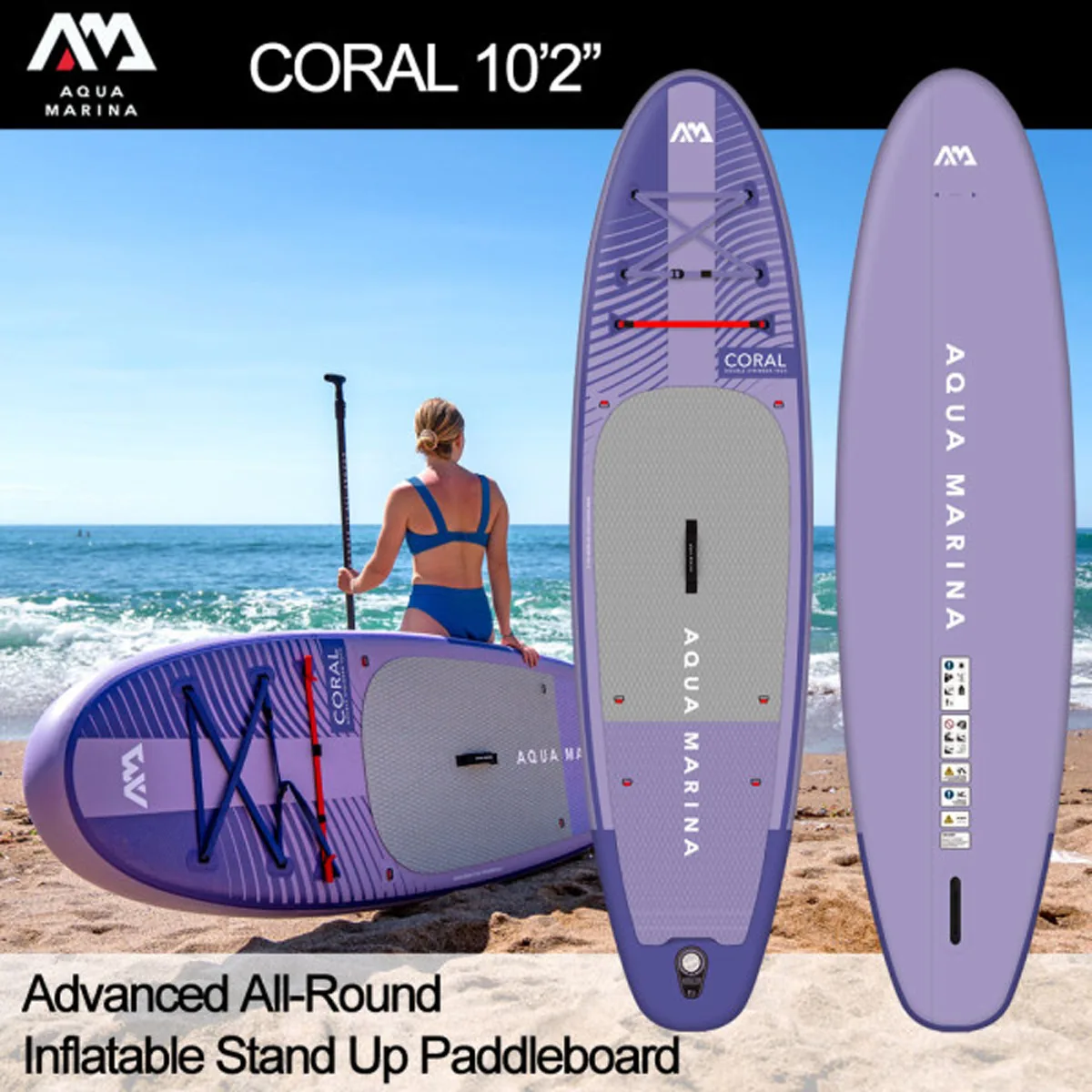 Aqua Marina Coral Advanced All-Around iSUP 10' 2