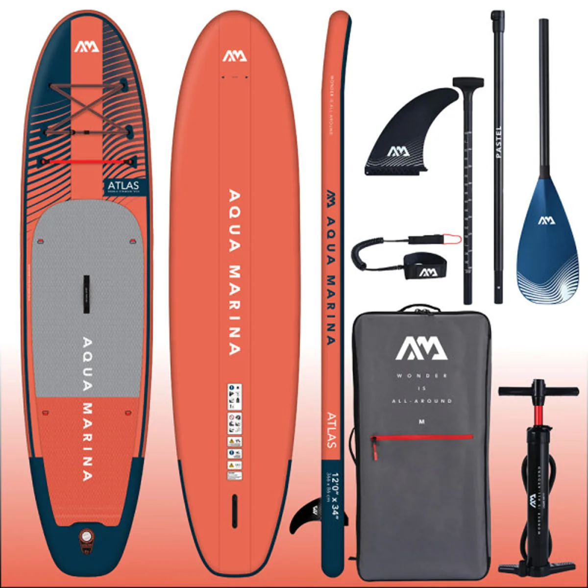Aqua Marina Atlas Advanced All-Around iSUP 12' 0
