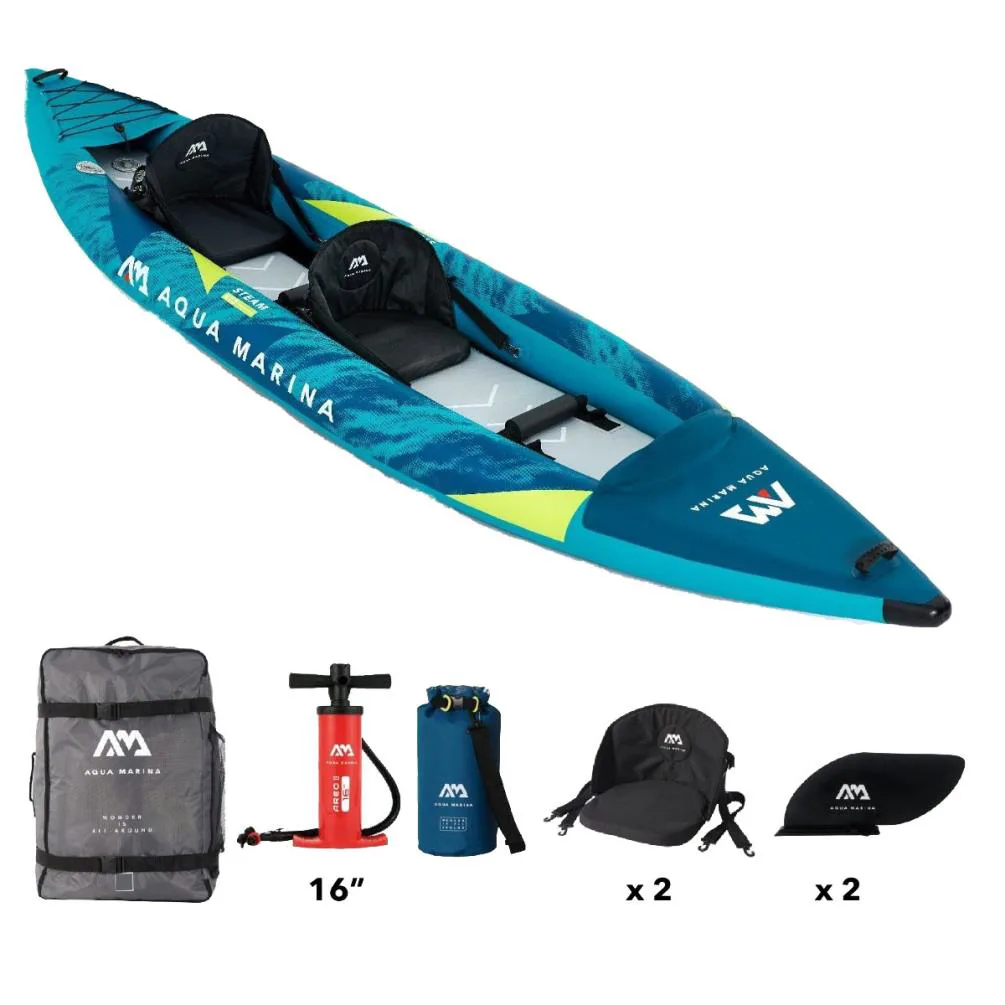 Aqua Marina Steam-412 2 Person Whitewater Kayak Extra Image 2