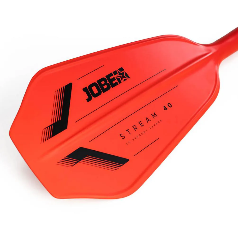 Jobe Stream 3 Piece Carbon 40 SUP Paddle - Orange Extra Image 1