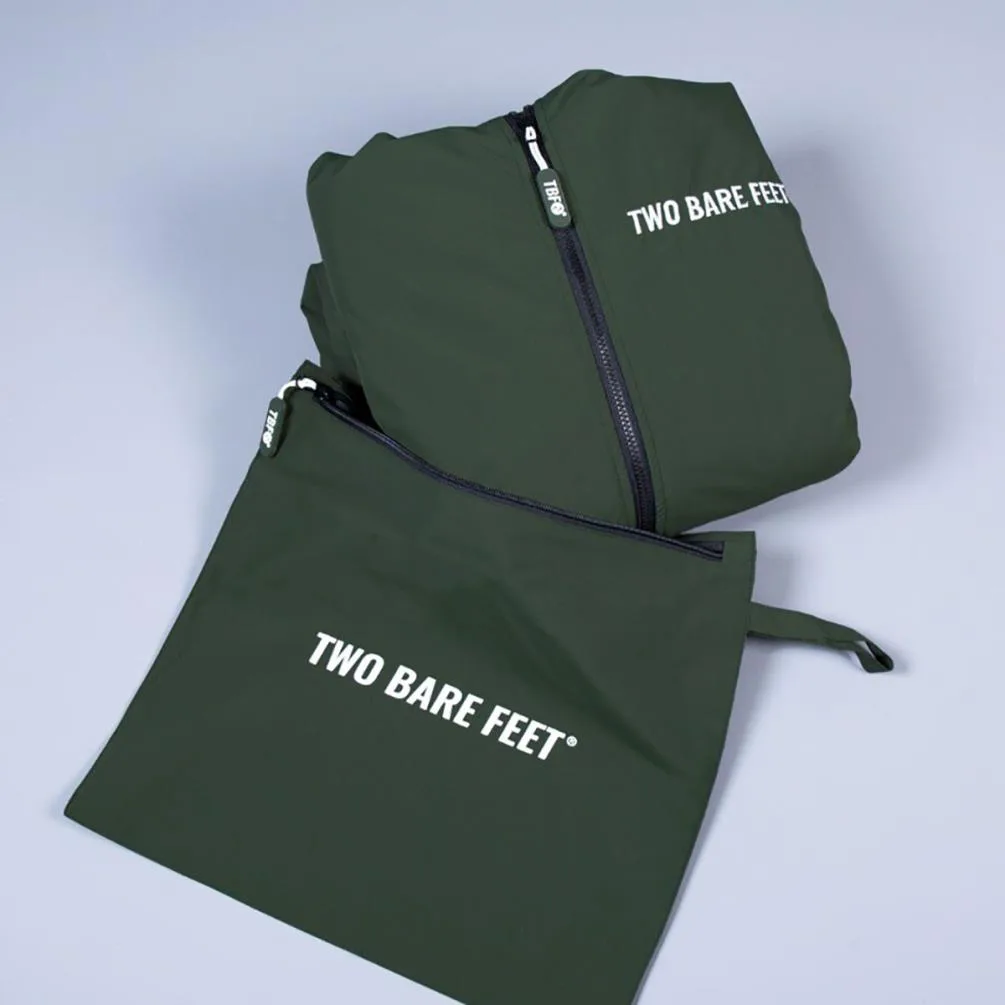 Two Bare Feet Kids Weatherproof Packable Changing Robe & Travel Bag - Forest Green / Forest Green Extra Image 4