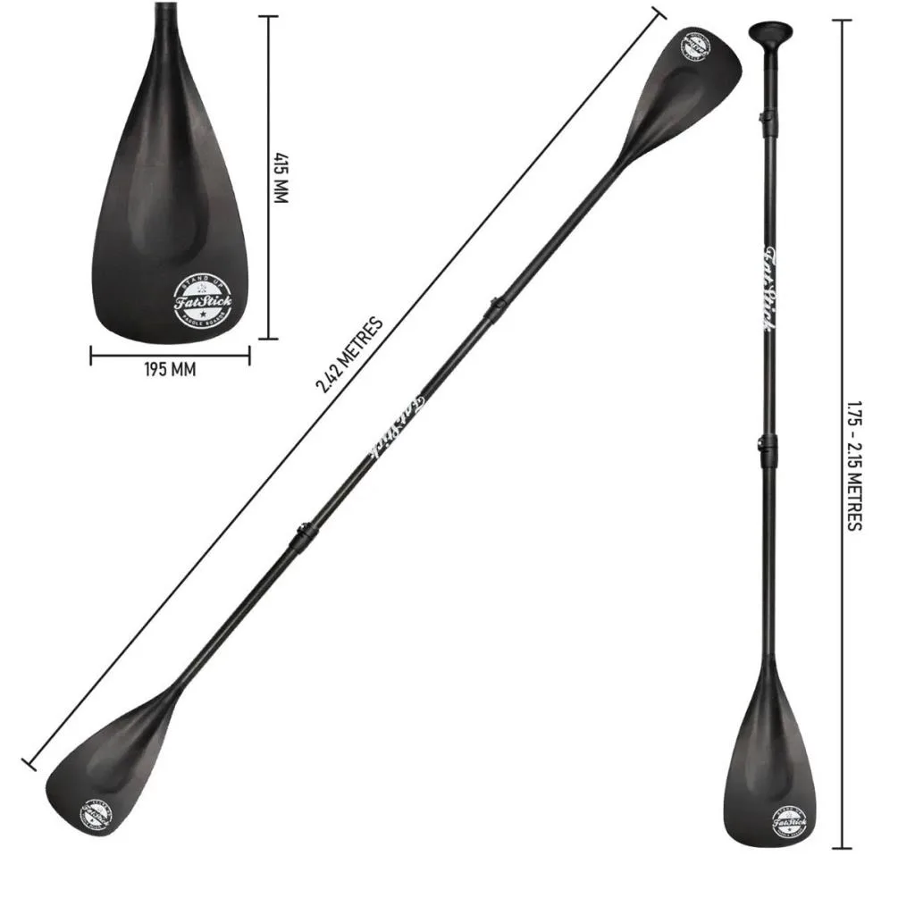 FatStick 4 Piece Carbon Shaft SUP / Kayak Conversion Paddle Extra Image 2