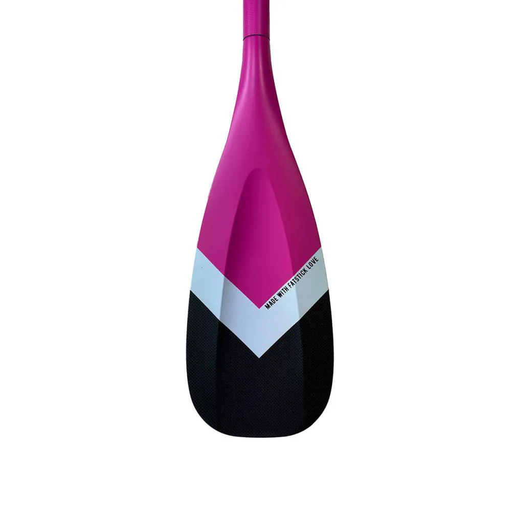 FatStick 3 Piece Full Carbon SUP Paddle & Bag - Pink Extra Image 1