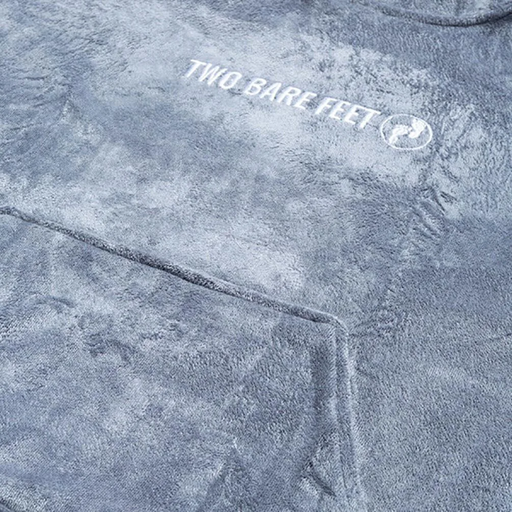 Two Bare Feet Kids Towelling Changing Robe - Grey Extra Image 2