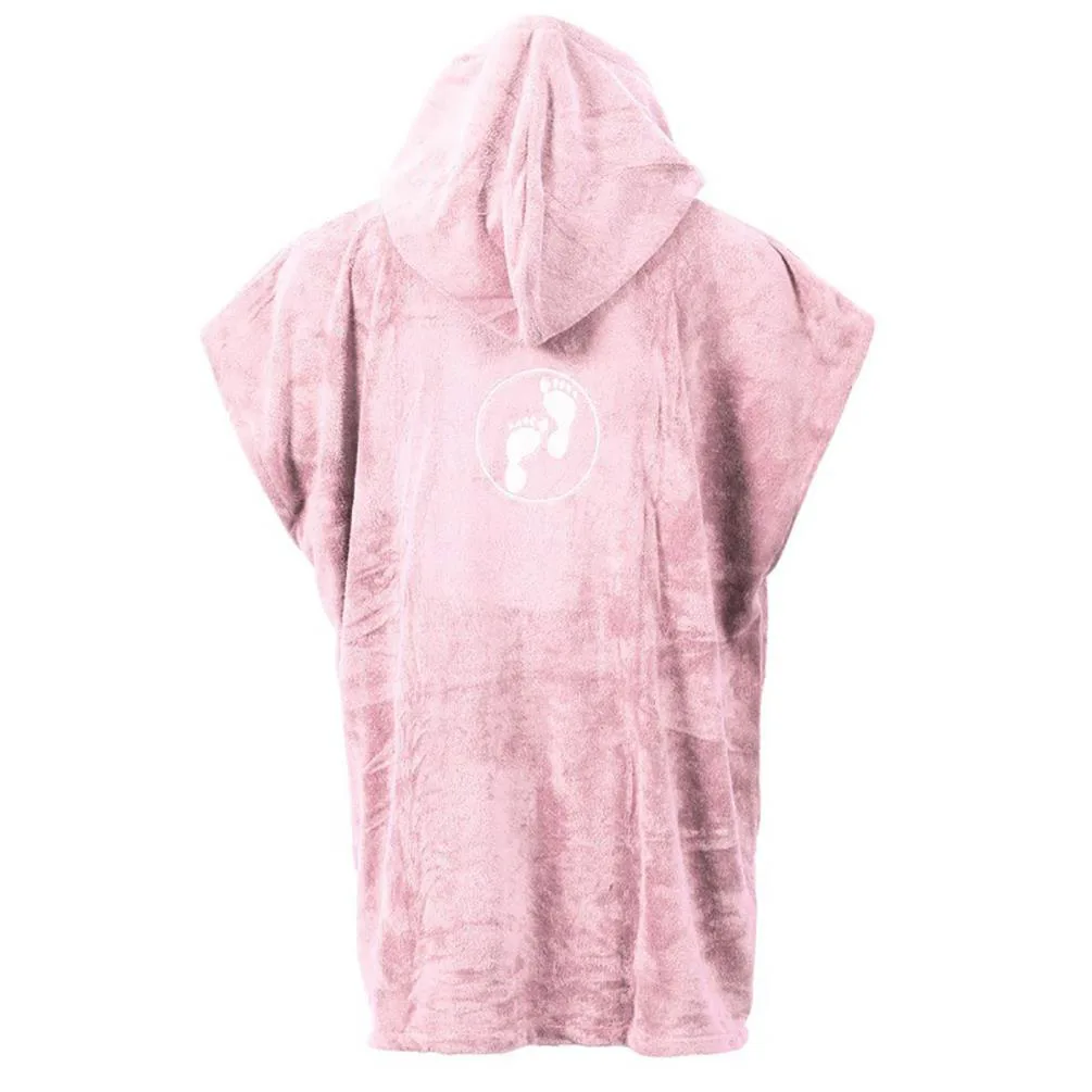 Two Bare Feet Kids Towelling Changing Robe - Light Pink Extra Image 1