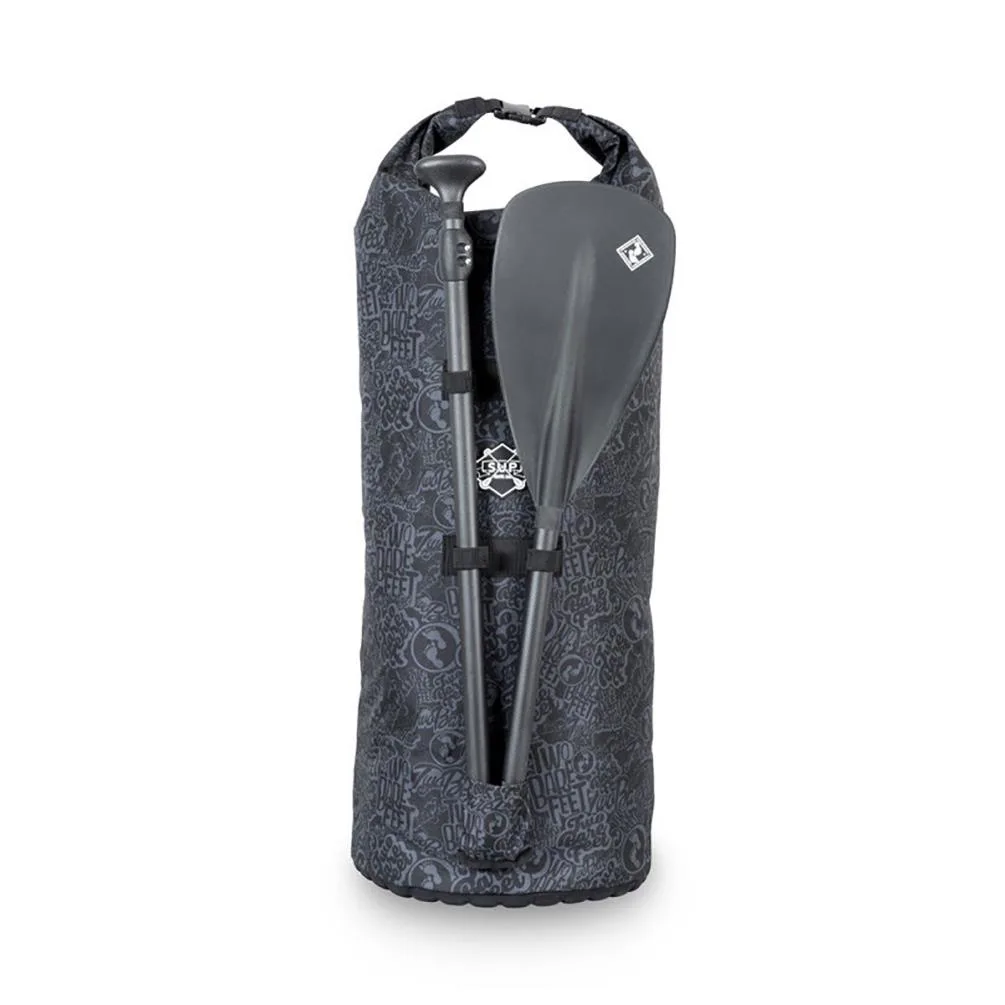 Two Bare Feet Classic Pattern 90L Protective Paddleboard Travel Bag - Black / Grey Extra Image 2