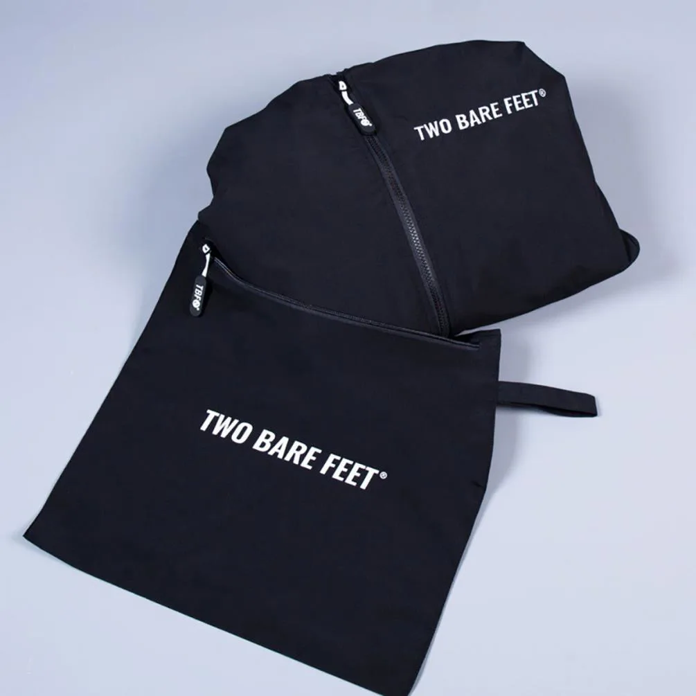 Two Bare Feet Weatherproof Packable Changing Robe & Travel Bag - Black / Sea Green Extra Image 6