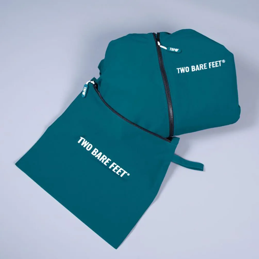 Two Bare Feet Weatherproof Packable Changing Robe & Travel Bag - Sea Green / Sea Green Extra Image 4