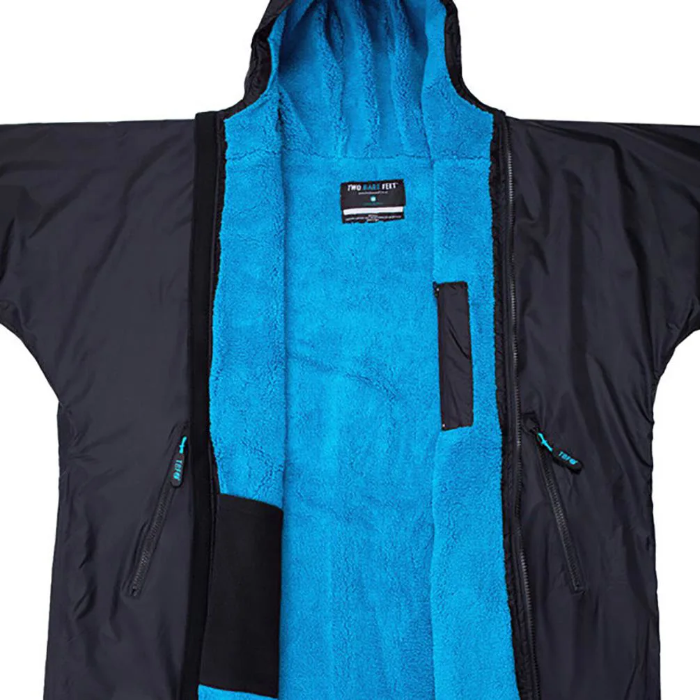 Two Bare Feet Weatherproof Changing Robe & Changing Mat - Black / Blue Extra Image 2