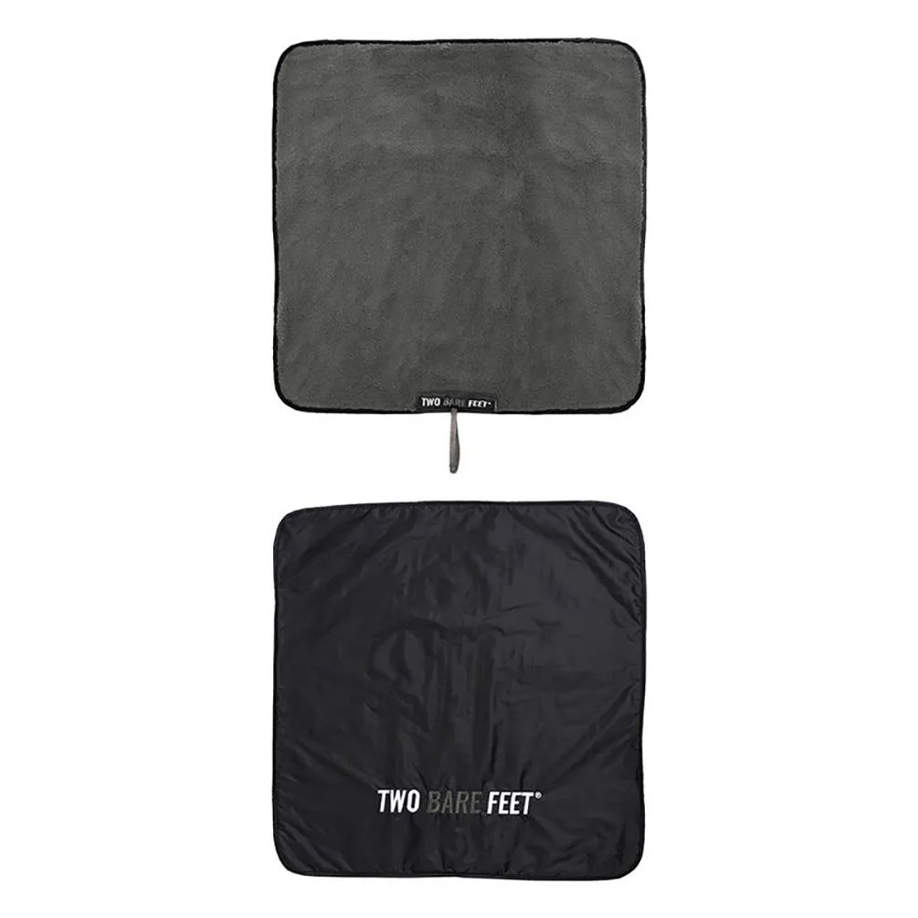Two Bare Feet Weatherproof Changing Robe & Changing Mat - Black / Charcoal Extra Image 3
