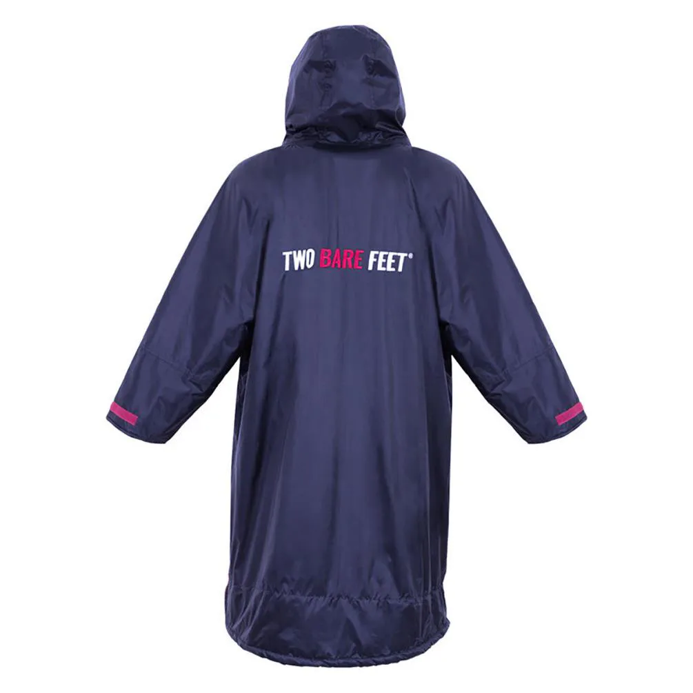 Two Bare Feet Weatherproof Changing Robe & Changing Mat - Navy / Raspberry Extra Image 1