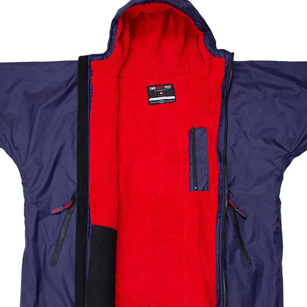 Two Bare Feet Weatherproof Changing Robe & Changing Mat - Navy / Red Extra Image 2