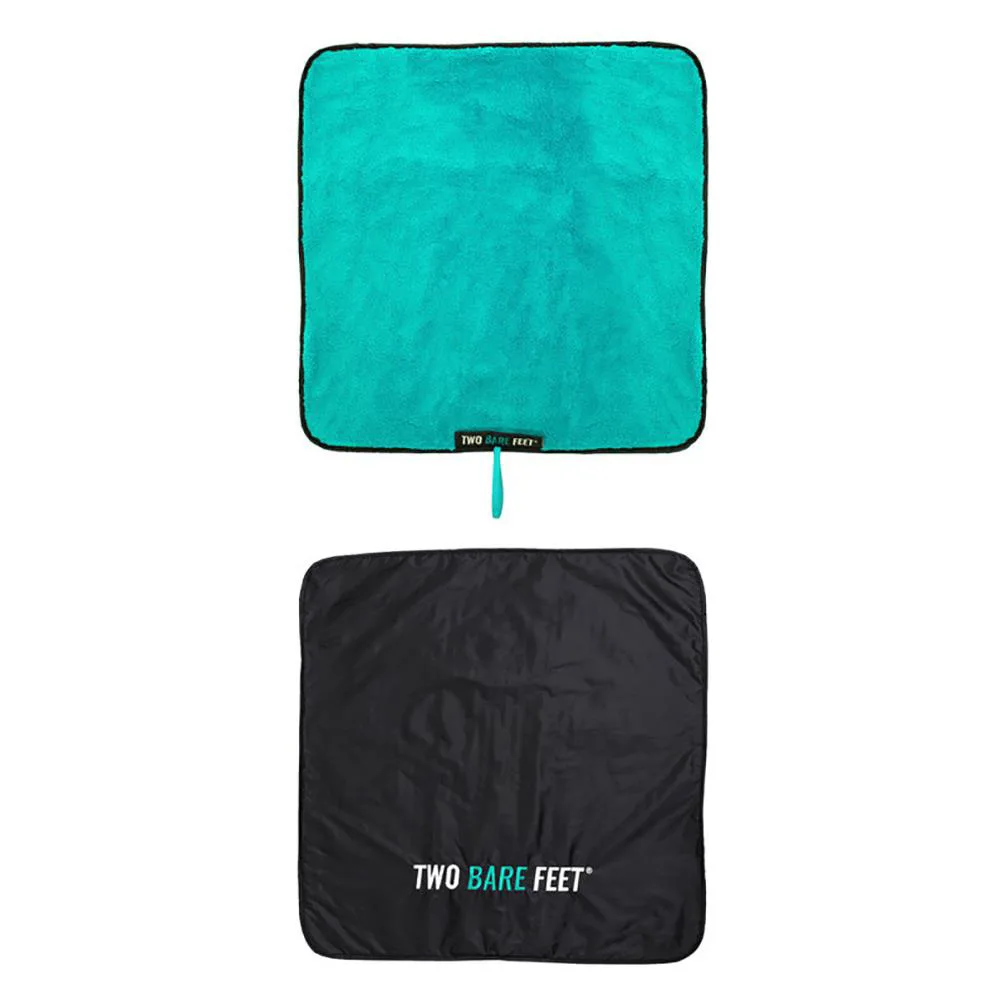 Two Bare Feet Weatherproof Changing Robe & Changing Mat - Navy / Teal Extra Image 3
