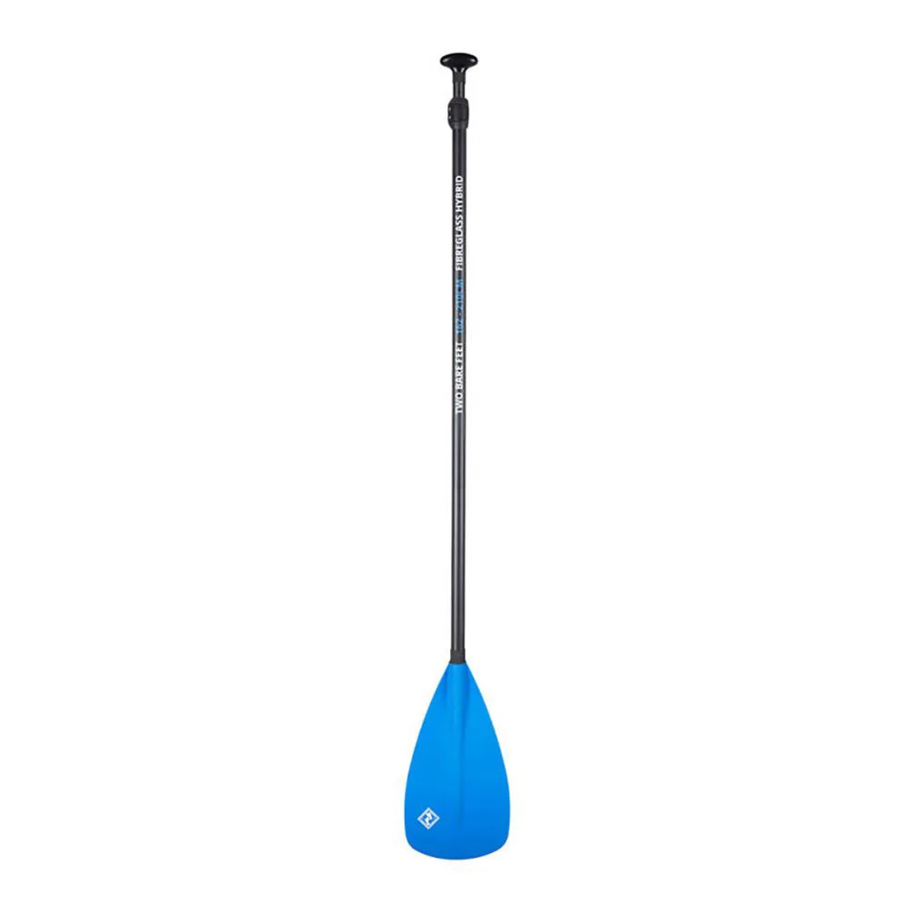 Two Bare Feet 2 Piece Fibreglass Hybrid SUP Paddle - Blue Extra Image 2