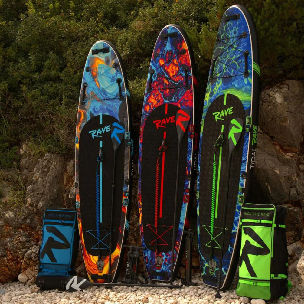 Tidal Rave ACRYLIC Inflatable Paddle Board 10’ 6