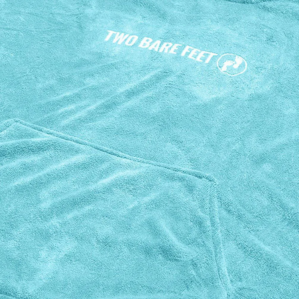 Two Bare Feet Towelling Changing Robe - Aqua Extra Image 2