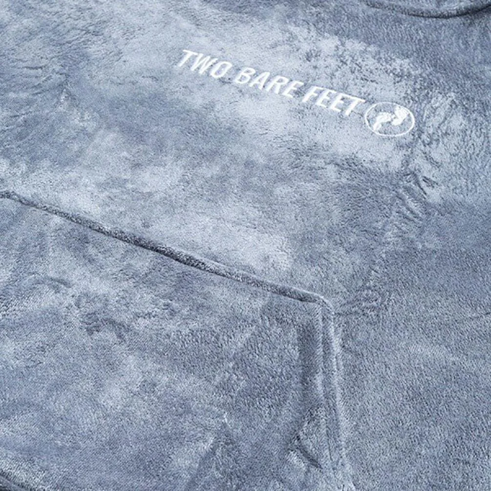 Two Bare Feet Towelling Changing Robe - Grey Extra Image 2