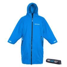 Two Bare Feet Weatherproof Changing Robe &amp; Changing Mat - Blue / Blue