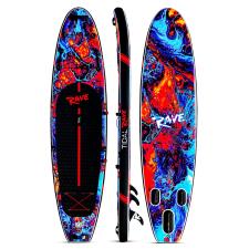 Tidal Rave ACRYLIC Inflatable Paddle Board 10’ 6&quot; - Scorch