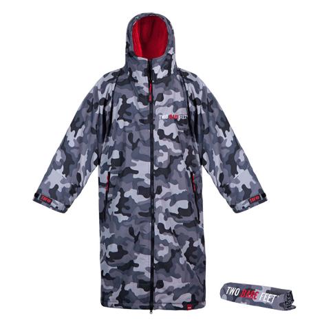 Two Bare Feet Kids Weatherproof Changing Robe & Changing Mat - Grey Camo / Red  £79.99