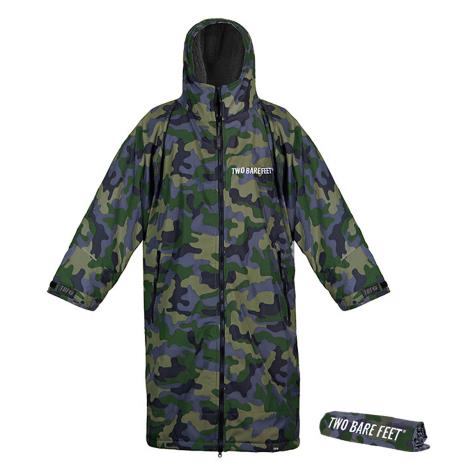 Two Bare Feet Kids Weatherproof Changing Robe & Changing Mat - Green Camo / Charcoal  £79.99